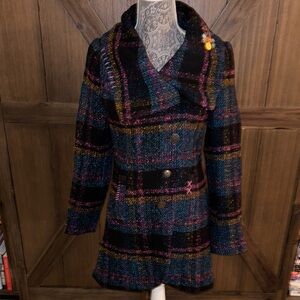 ModCloth Joe Browns Plaid Coat
